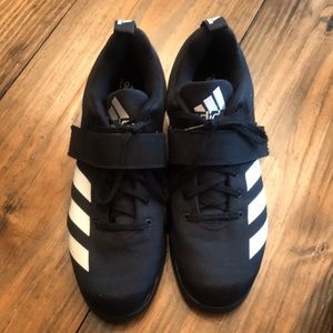 Like new adidas powerlift shoes.  Worn about 10 times. Size 11